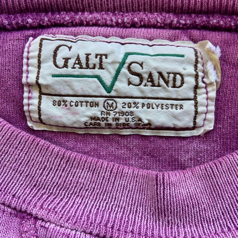 Vintage Native Indian Sweatshirt Purple Medium Y2K Western Graphic Distressed - Picture 4 of 13